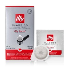 illy Kaffee E.S.E. Kaffeepads Classico 18 Stück klassische Röstung Padmaschine