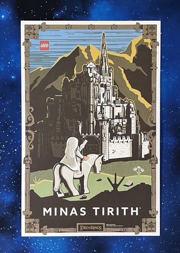 Lego 11377 minas tirith - lego,