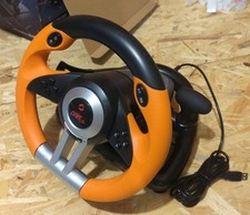 SPEEDLINK DRIFT O.Z. Racing Wheel USB Gaming Lenkrad für PC - Schwarz/Orange...