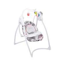 Graco Schaukel Lovin Hug Babyschaukel Kinderschaukel Stofftiere Patchwork Grey