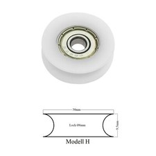 Laufrolle Rollwagen Schiebetür Schiebetürbeschlag Rolle Duschtüre Rollen Rad