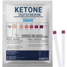 100x Ketose Teststreifen I Keton Test Keto Ernährung & Diät Ketosticks Ernährung