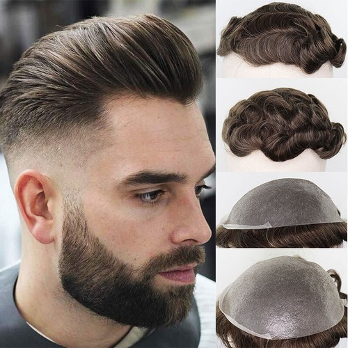 Echthaar toupet für - echthaar, männer