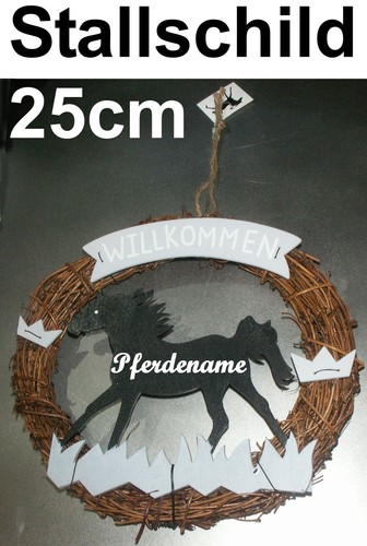 Stallschild pferd boxentafel - pferd,