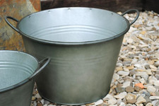 Zinkwanne mit 2