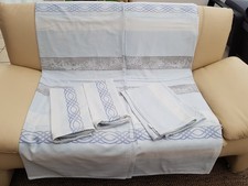 ESTELLA Makosatin  Bettwäsche 155x200 cm und 4 Kopfkissen , TOP Zustand