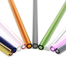 4x GLAS STROHHALME Glashalme