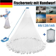 8/12/16ft Wurfnetz Fischernetz
