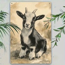 Blechschild schwarz weiße