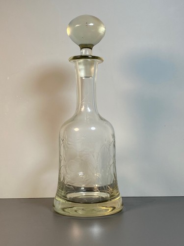 Glaskaraffe decanter lily of - decanter, "lily