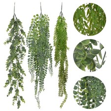 Künstliche Hängepflanze ca. 75cm Pflanzen Kunstpflanzen Eukalptus Grünpflanzen