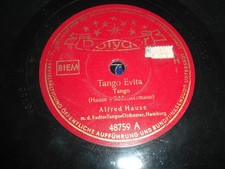 (S8192) Alfred Hause - Tango Evita - Diosa Marina - 1952