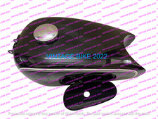 BMW R25/3 SCHWARZ LACKIERTER STAHL BENZIN GAS TANK + DECKEL / PASSEND FÜR
