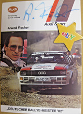 Rallye Autogrammkarte Arwed