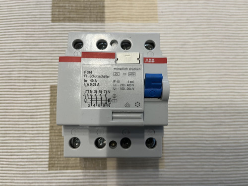 Abb schutzschalter 40a 30ma - abb, fi
