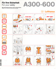 # Safety Card - LUFTHANSA - A300-600 - Germany 03/08 !!!!!!!!!!!!!!!!!!!!!!!!!!!