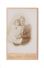 CDV Foto Feine Dame mit