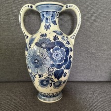 Original Delfter Blau Vase mit