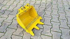 Tieflöffel mit Festanbau 25 97 100 300 mm gebraucht Baggerschaufel Baggerlöffel