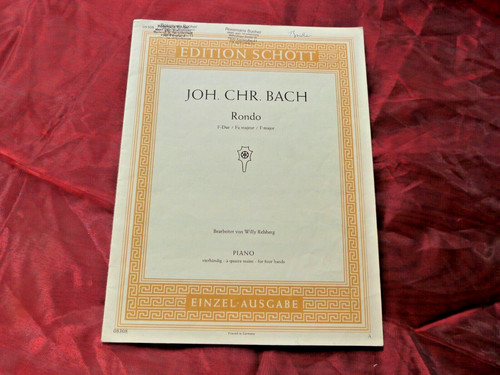 Rondo joh chr bach - v., f-dur
