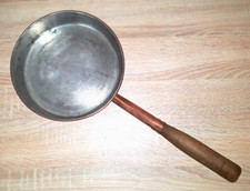 Kupferpfanne verzinnt 22 cm mit Holzgriff France