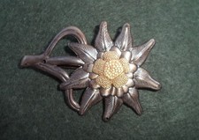 GEBIRGSJÄGER EDELWEISS - WK2 - FEINE REPRO MIT PATINA - ANTIMAGNETISCH - UM 1980