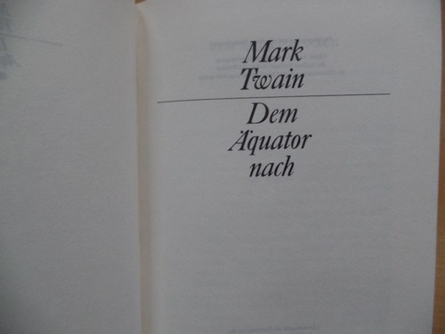 Dem äquator nach bibliothek - dem,