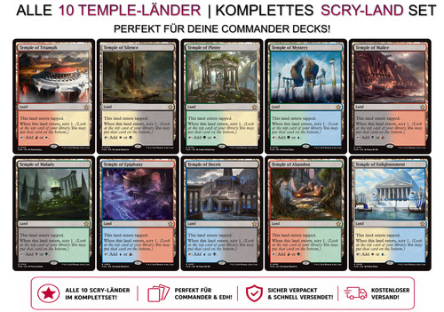 Mtg alle temple länder - mtg,