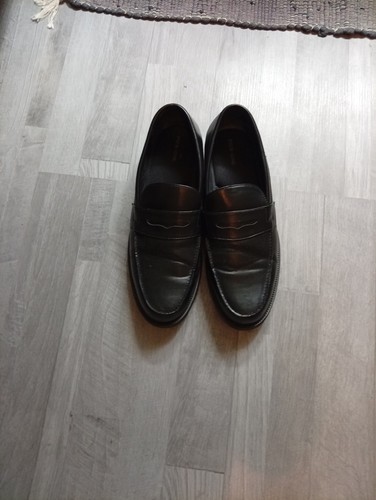 Penny loafers schwarz 44 - schwarz, gr.