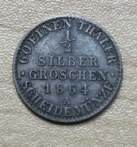 Silbergroschen 1864 a - silbergroschen,