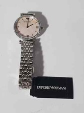 Emporio Armani Damen Analog Quarz Armbanduhr silberfarbe - ohne box! _0.1_5 UR