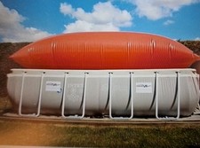 Rothschenk 2 Stück xl Poolkissen, rot,  gebraucht, gut, stabil