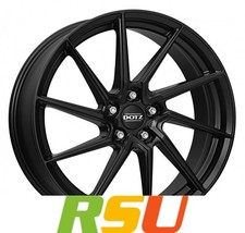 Dotz Spa black matt 7.5x17"