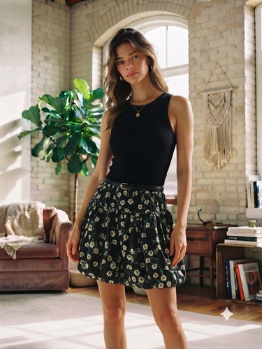 Bubble skirt ballonrock mit - bubble, |