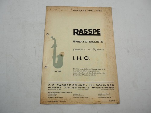 Rasspe mähwerk fingerbalken - mähwerk,