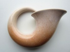 Liegevase Wandvase Hängevase °°° FÜLLHORN °°° Vintage 1950er Jahre, 11x15x5,7cm