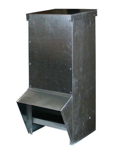 Futterautomat aus metall - futterautomat,