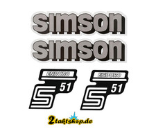 Simson Aufkleber Schriftzug