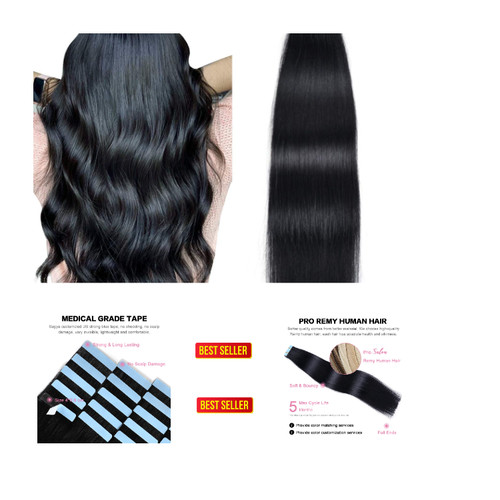 Suyya tape extensions echthaar - extensions,