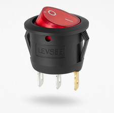 Wippschalter 12 V – Rund –