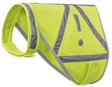 HUNTER Warnweste gelb reflektierend Hunde Sicherheitsweste Nylonmaterial
