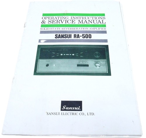 Sansui 500 service manual - sansui,