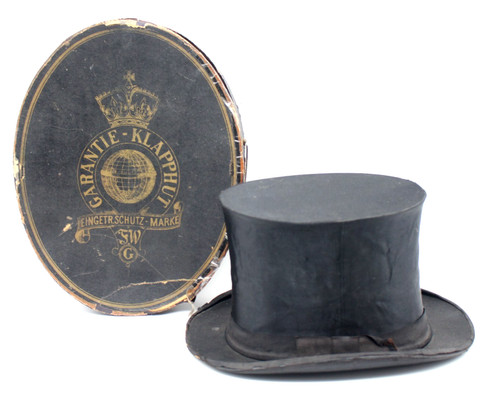 Chapeau claque klappzylinder - claque,