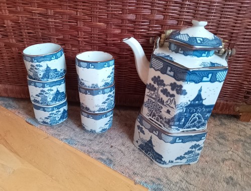 Asiatisches teeservice kanne - teeservice,