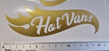 2x Hot Vans Tuning Sticker Aufkleber Oldtimer Volkswagen Bus HotWheels