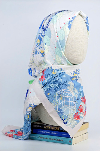 Seide hijab mit muster - mit,