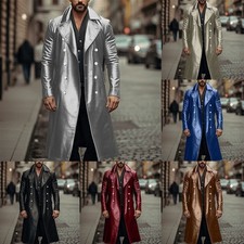 Mens Retro Long Sleeve PU