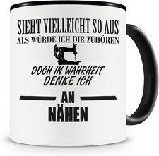 ® Ich denke an Nähen Tasse