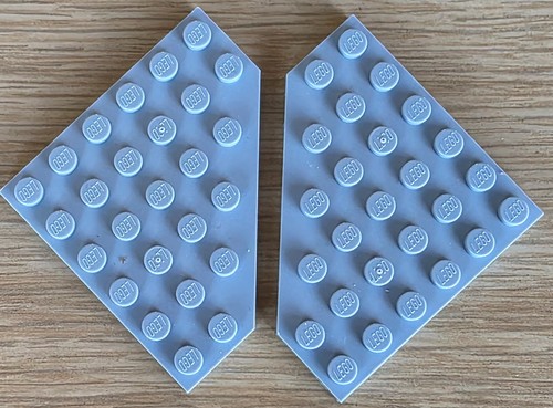 Lego keilplatte 6x6 ecke - lego, 2x
