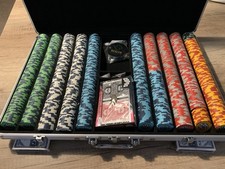 Original Spielbank Chips Limitierte Auflage Pokerchips Koffer 1000 Chips Casino